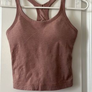 Lululemon Ebb to street cropped tank
